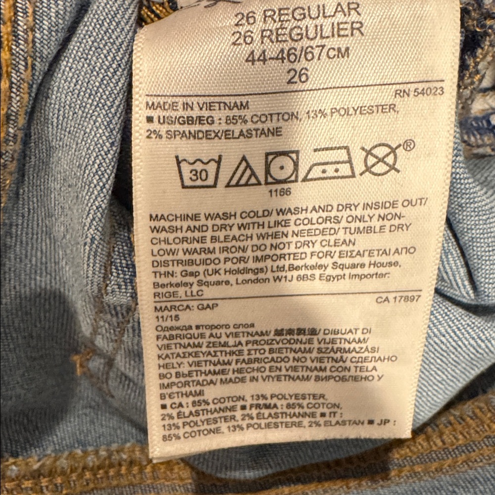 GAP Women's Light Blue Skinny Jeans - Picture 3 of 3
